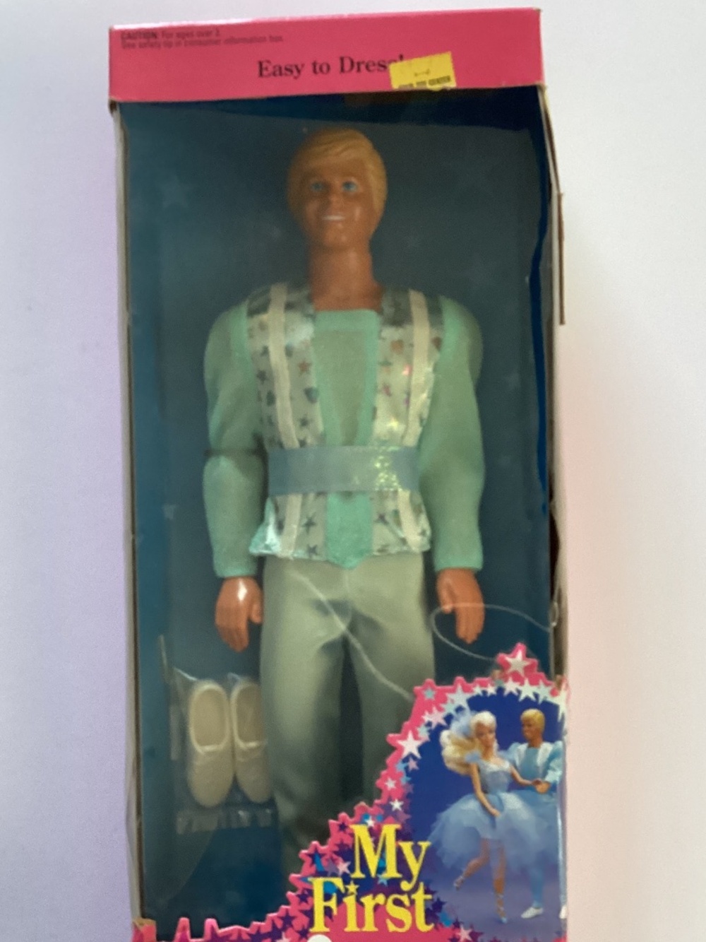 Vintage 1991 My First Ken Doll Ballet Partner of Barbie Mattel 3841 NIB READ
